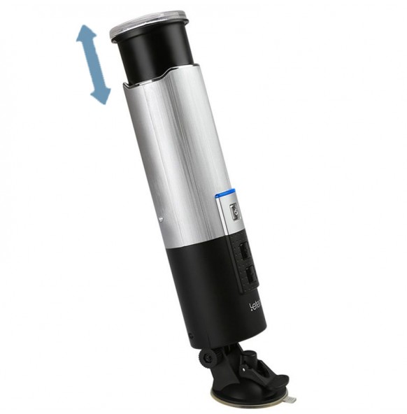 HK LETEN - Piston Hands-Free Auto-Retractable Masturbation Cup (Chargeable - Silver) HK LETEN - Piston Hands-Free Auto-Retractable Masturbation Cup (Chargeable - Silver)